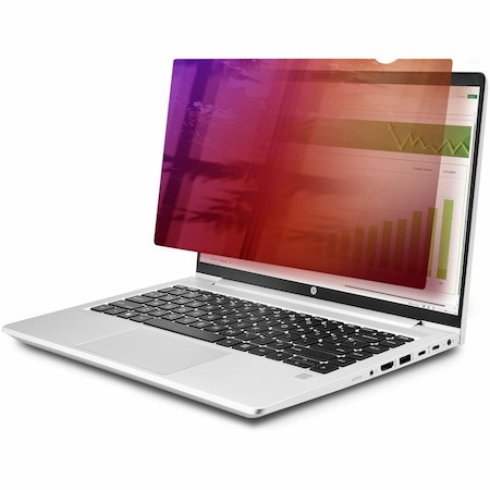 StarTech.com 14-inch 16:9 Laptop Privacy Screen, Reversible Gold Filter w/Enhanced Privacy, Computer Security Filter, +/- 30° View Angle