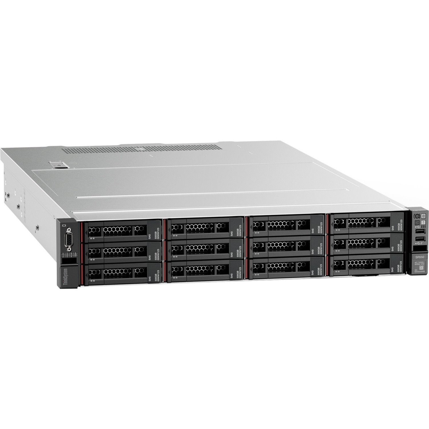 Lenovo ThinkSystem SR550 7X04A082AU 2U Rack Server - 1 x Intel Xeon Silver 4210 2.20 GHz - 32 GB RAM - Serial ATA/600, 12Gb/s SAS Controller