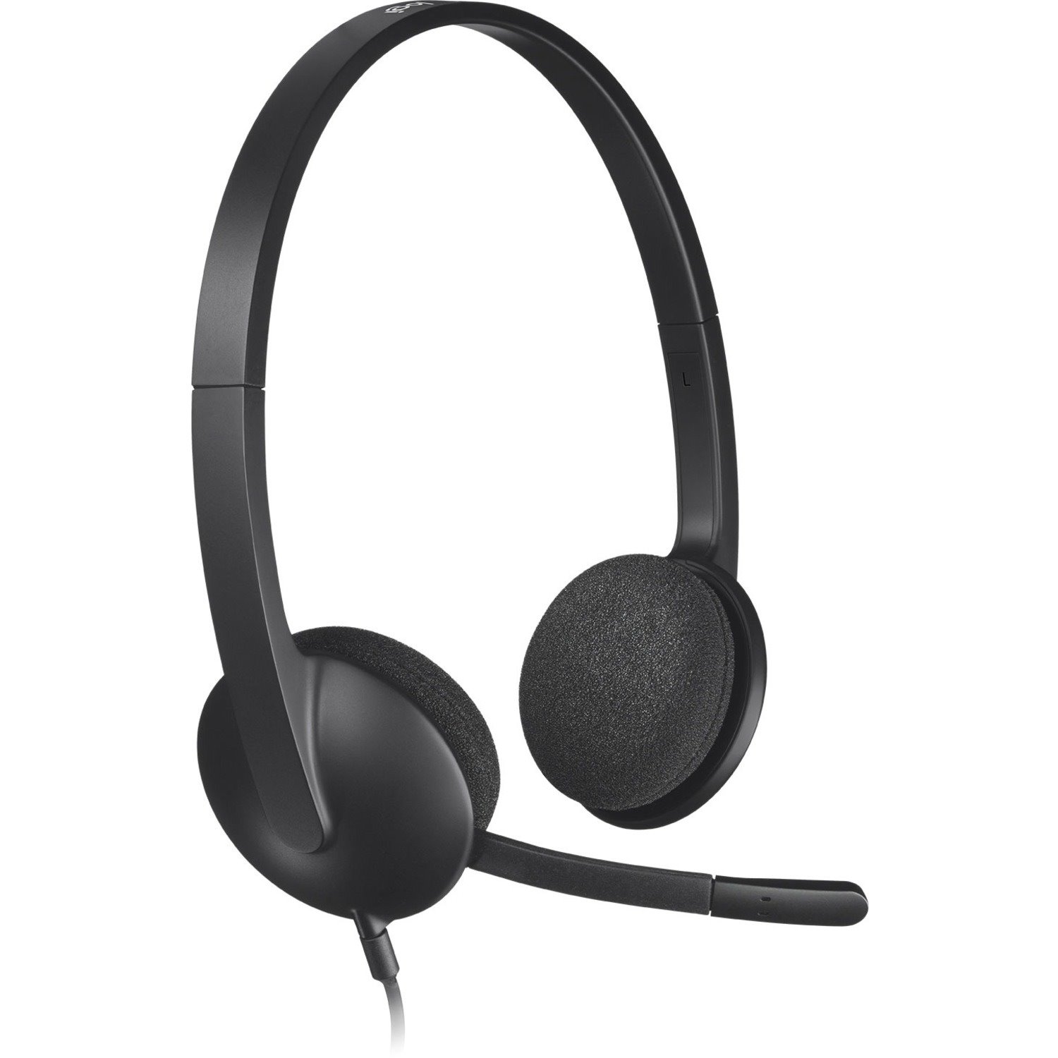 Logitech H340 Wired Over-the-head Stereo Headset - Black