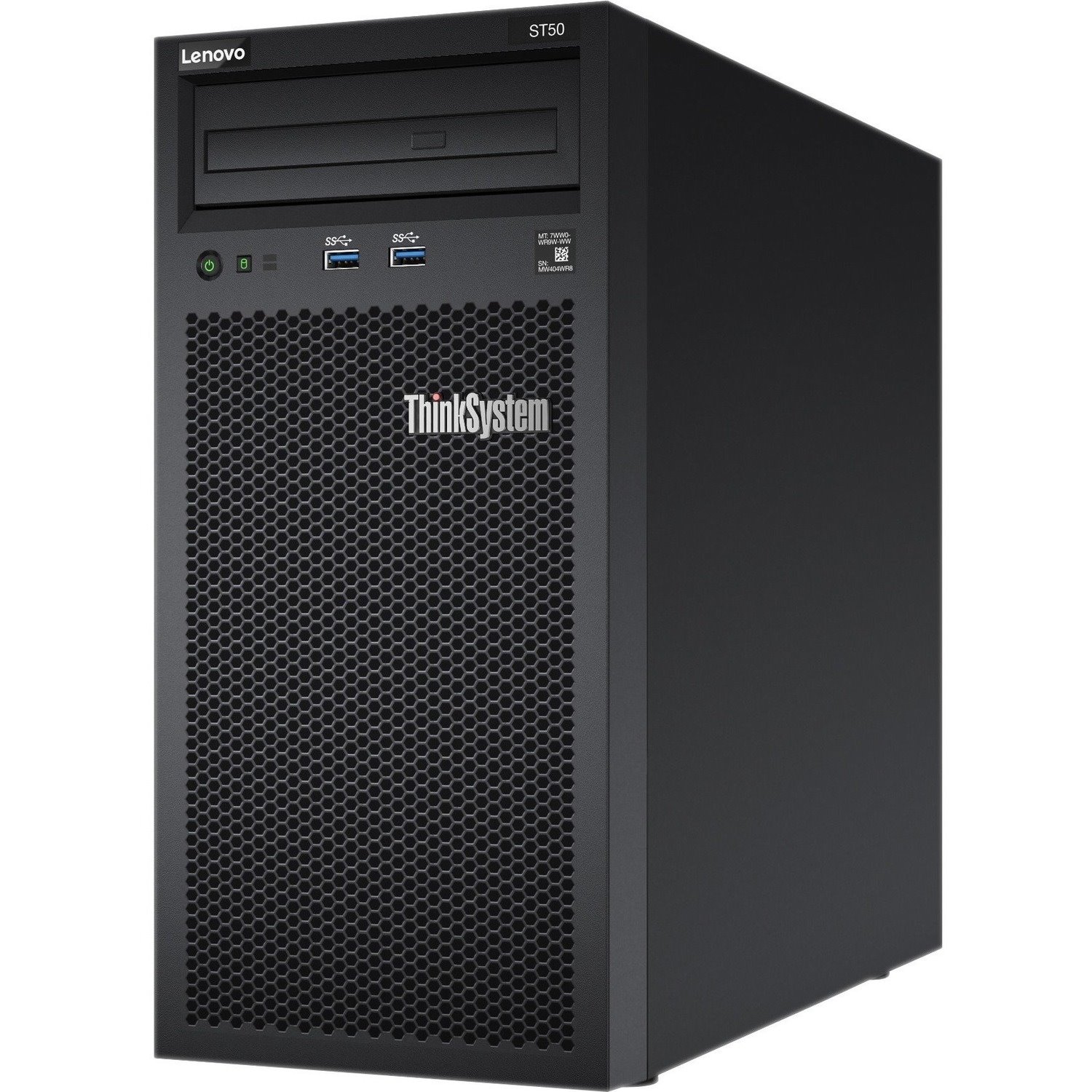 Lenovo ThinkSystem ST50 7Y49A03XEA 4U Tower Server - 1 Xeon E-2224G 3.50 GHz - 8 GB RAM - 2 TB HDD - (2 x 1TB) HDD Configuration - Serial ATA/600 Controller
