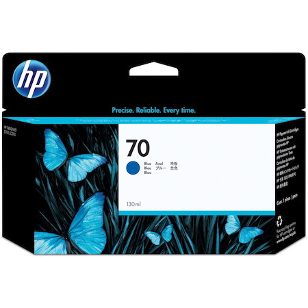HP 70 Original Inkjet Ink Cartridge - Blue - 1 Each