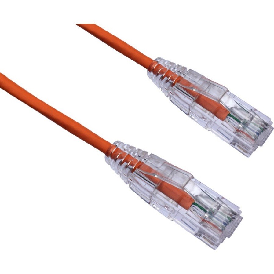 Axiom 5FT CAT6A BENDnFLEX Ultra-Thin Snagless Patch Cable 650mhz (Orange)