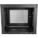 StarTech.com 2-Post 9U Wall Mount Network Cabinet, 19" Wall-Mounted Server Rack for Data / IT Equipment, Small Lockable Rack Enclosure