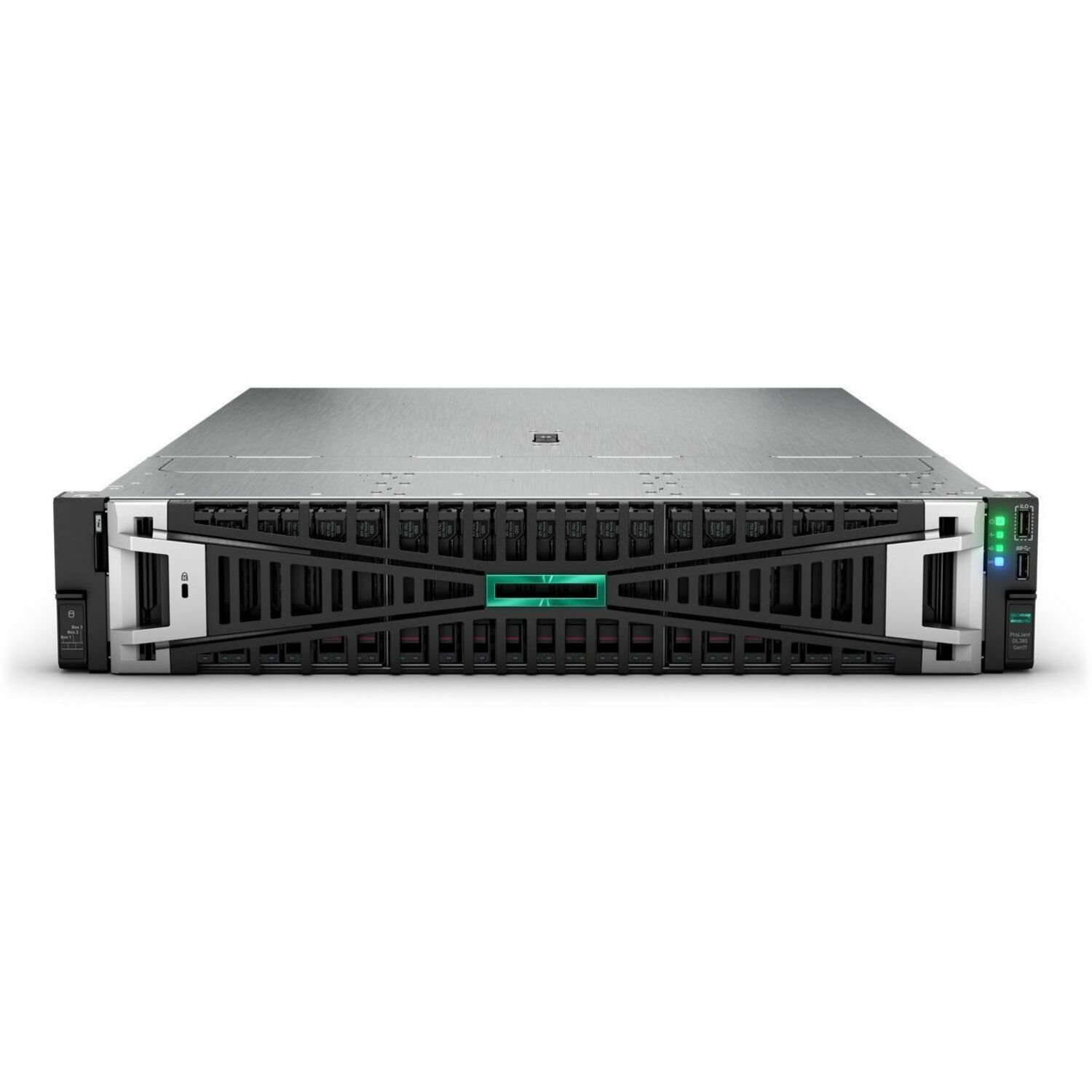 HPE ProLiant DL385 G11 2U Rack Server - 1 x AMD EPYC 9015 3.60 GHz - 64 GB RAM - 960 GB SSD - (2 x 480GB) SSD Configuration - Serial ATA/600, 12Gb/s SAS Controller