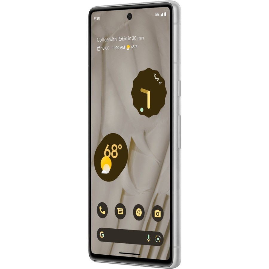 Google Pixel 7 256 GB Smartphone - 6.3" OLED Full HD Plus 1080 x 2400 - Octa-core (Cortex X1Dual-core (2 Core) 2.85 GHz + Cortex A78 Dual-core (2 Core) 2.35 GHz + Cortex A55 Quad-core (4 Core) 1.80 GHz - 8 GB RAM - Android 13 - 5G - Snow