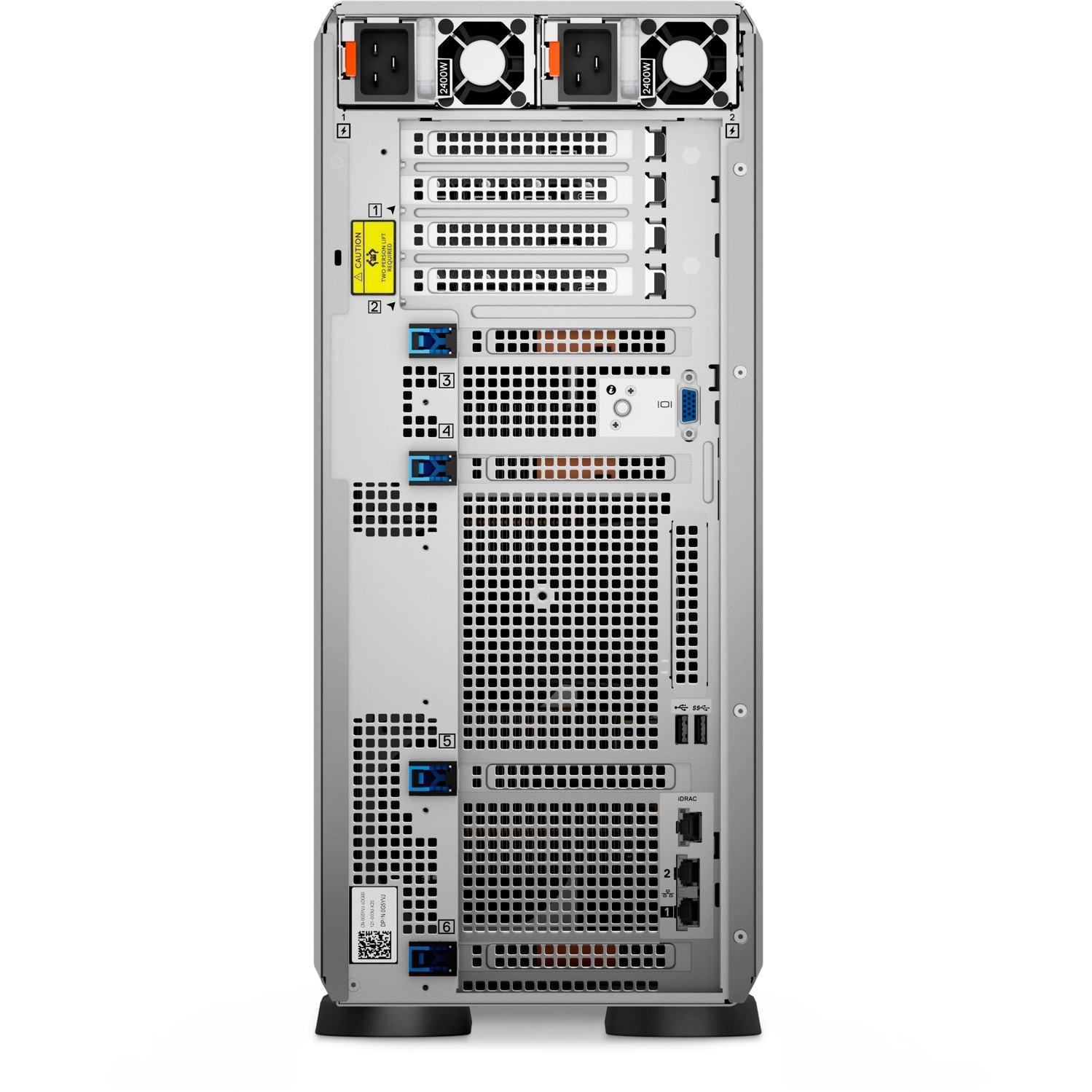 Dell PowerEdge T550 5U Tower Server - Xeon Silver 4309Y 2.80 GHz - 16 GB RAM - 480 GB SSD - 12Gb/s SAS Controller
