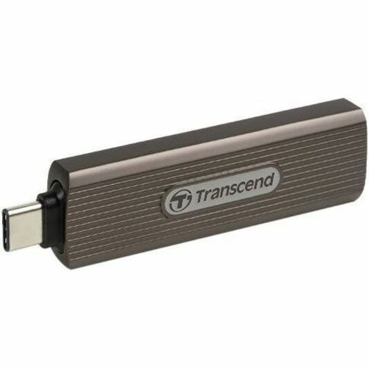 Transcend ESD330C 1 TB Portable Solid State Drive - External - Dark Grayish Brown