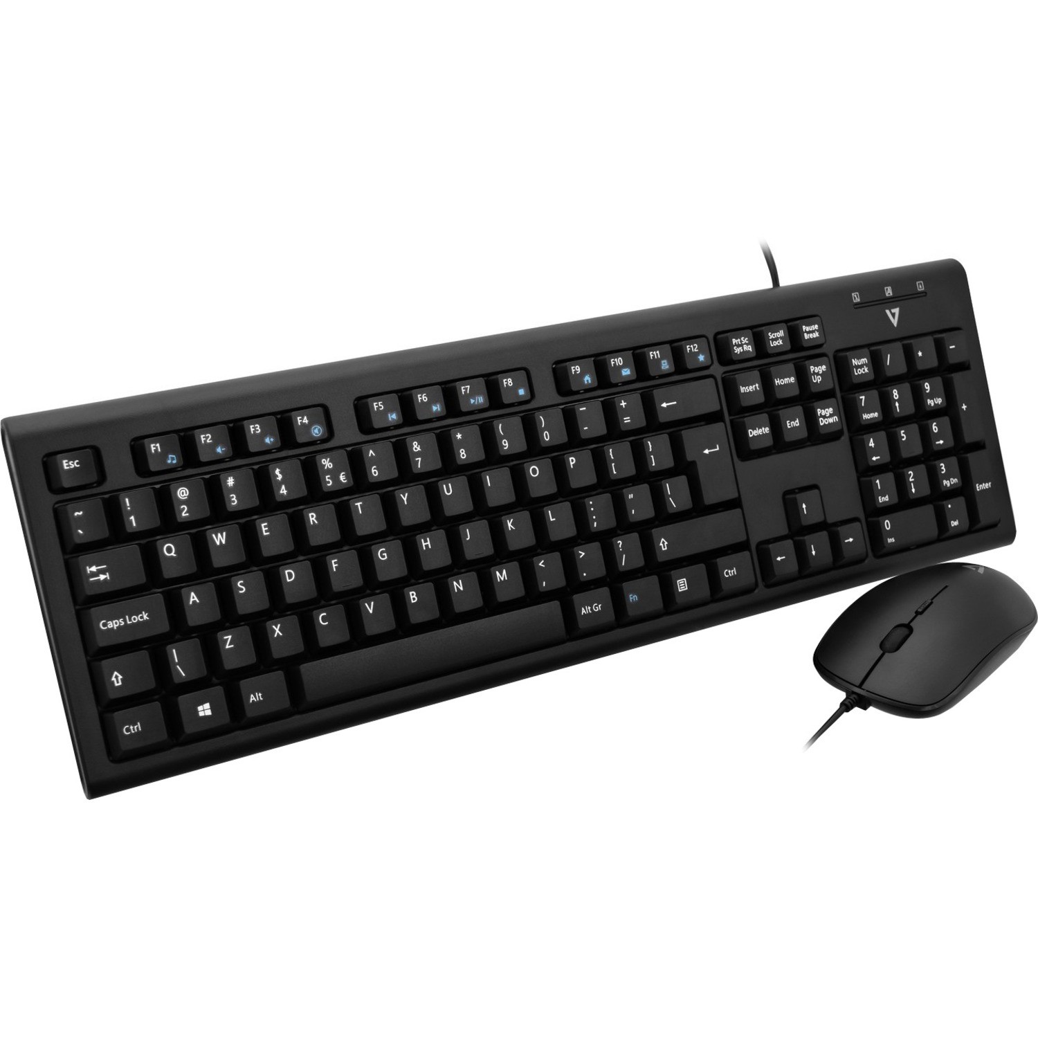V7 Usb Keyboard Mouse Desktop Uk English Layout Uk Uk