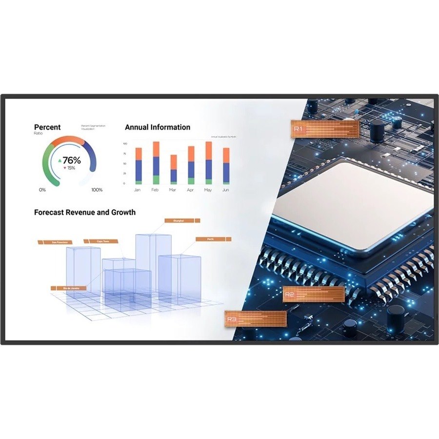 BenQ Smart Signage ST6502S 65" LCD Digital Signage Display - 18 Hours/7 Days Operation