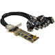 StarTech.com 16 Port PCI Express Serial Card, Low-Profile, High-Speed PCIe Serial Card with 16 DB9 RS232 Ports, TAA