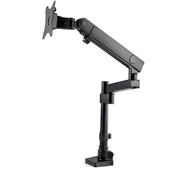 StarTech.com Desk Mount Monitor Arm with 2x USB 3.0 ports for VESA Display up to 34" (17.6lb/8kg), C-Clamp/Grommet, Mechanical Spring