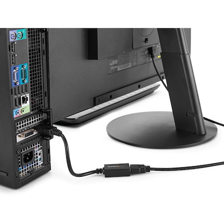 StarTech.com DisplayPort to HDMI Adapter, 1080p DP to HDMI Video Converter, DP to HDMI Monitor/TV Dongle, Passive, Latching DP Connector