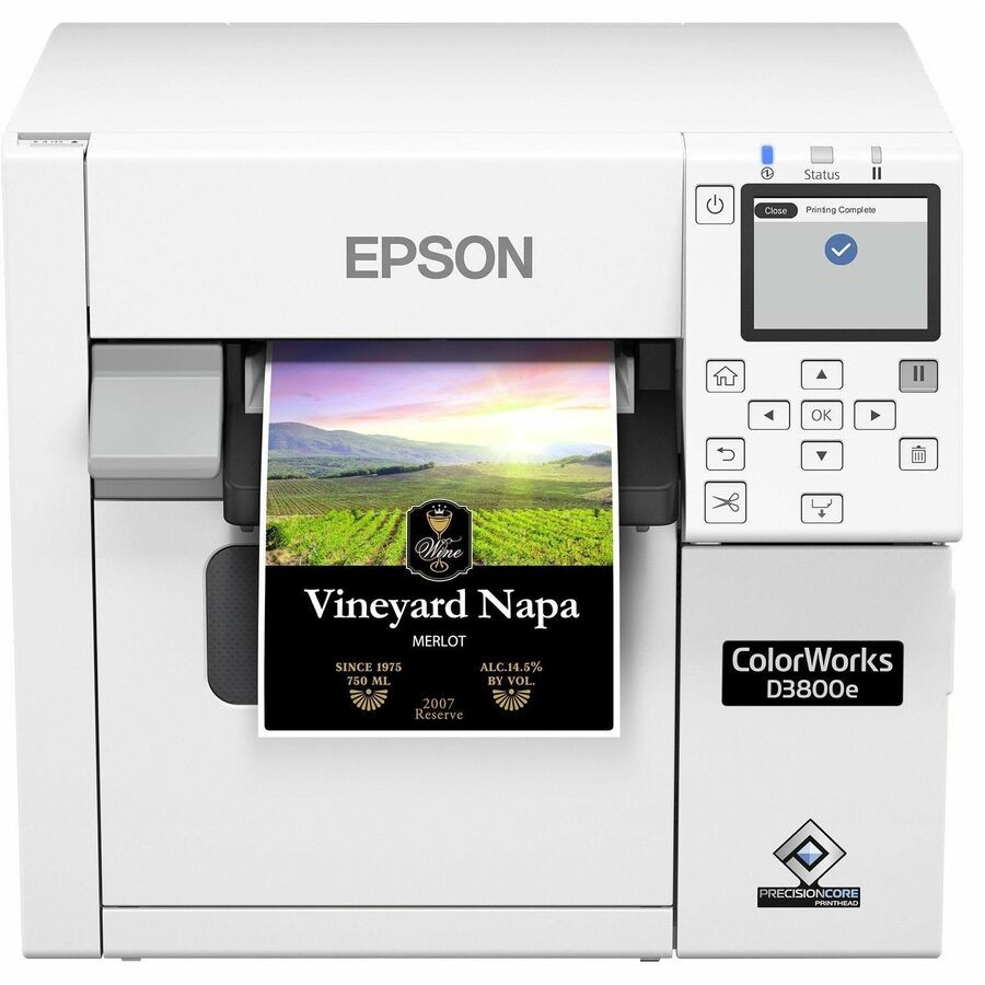 Epson ColorWorks CW-D3800e Industrieel, Detailhandel, Apotheek Inkjet printer - Kleur - Bureaublad - Labels - With Snij-inrichting