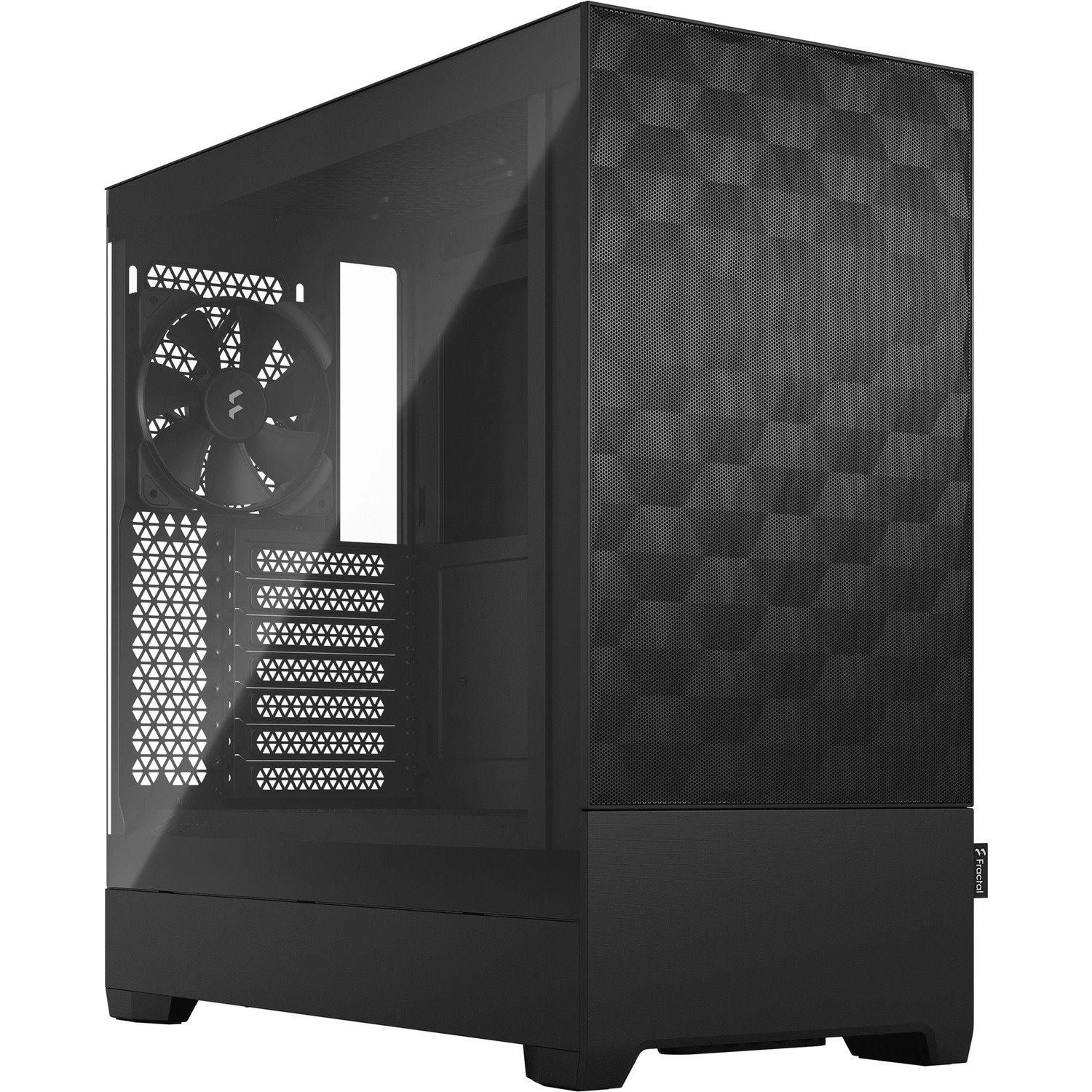 Fractal Design Computer Case - Mini ITX, Mini ATX, ATX Motherboard Supported - Mid-tower - Steel, Tempered Glass - Black