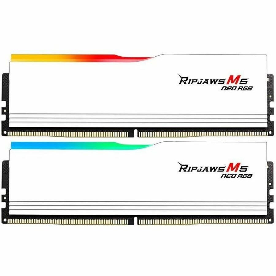 G.SKILL Ripjaws M5 Neo RGB RAM Module for Motherboard, Gaming Desktop Computer - 64 GB (2 x 32GB) - RGB - DDR5-6000/PC5-48000 DDR5 SDRAM - 6000 MHz - CL36 - 1.35 V