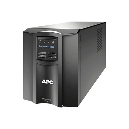 APC Smart-UPS, Line Interactive, 1500VA, Tower, 230V, 8x IEC C13 outlets, SmartSlot, AVR, LCD