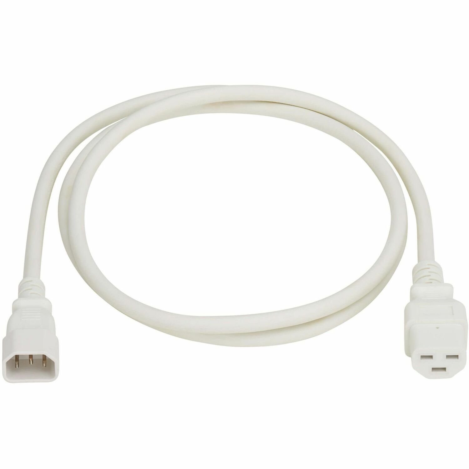 Eaton Tripp Lite Series Power Cord, C14 to C21 - Heavy-Duty, 15A, 250V, 14 AWG, 5 ft. (1.5 m), White