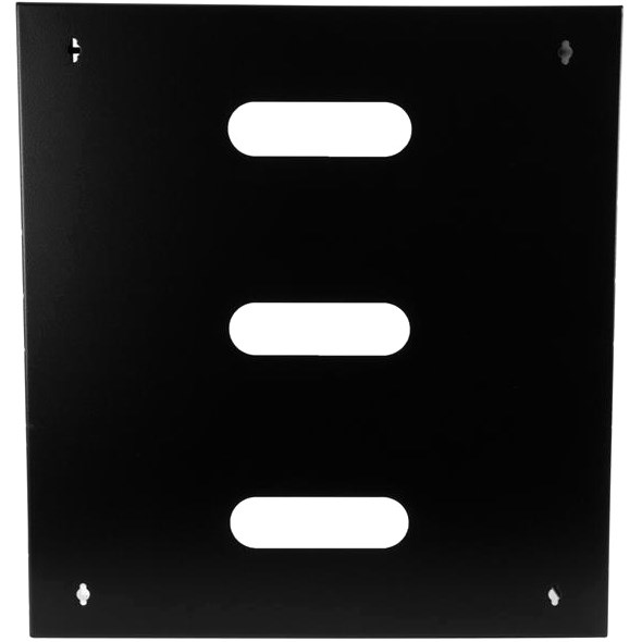 StarTech.com 12U Wall Mount Rack, 14in Deep, 19 inch Wall Mount Network Rack, Wall Mounting Patch Panel Bracket for Switch/IT Equipment