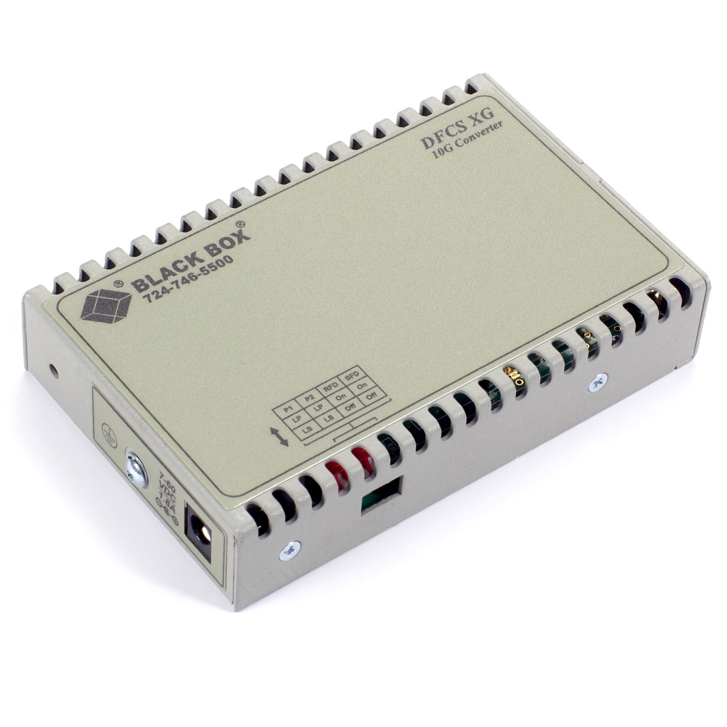 Black Box Dynamic Fiber Conversion System Media Converter 10-Gigabit Ethernet SFP+