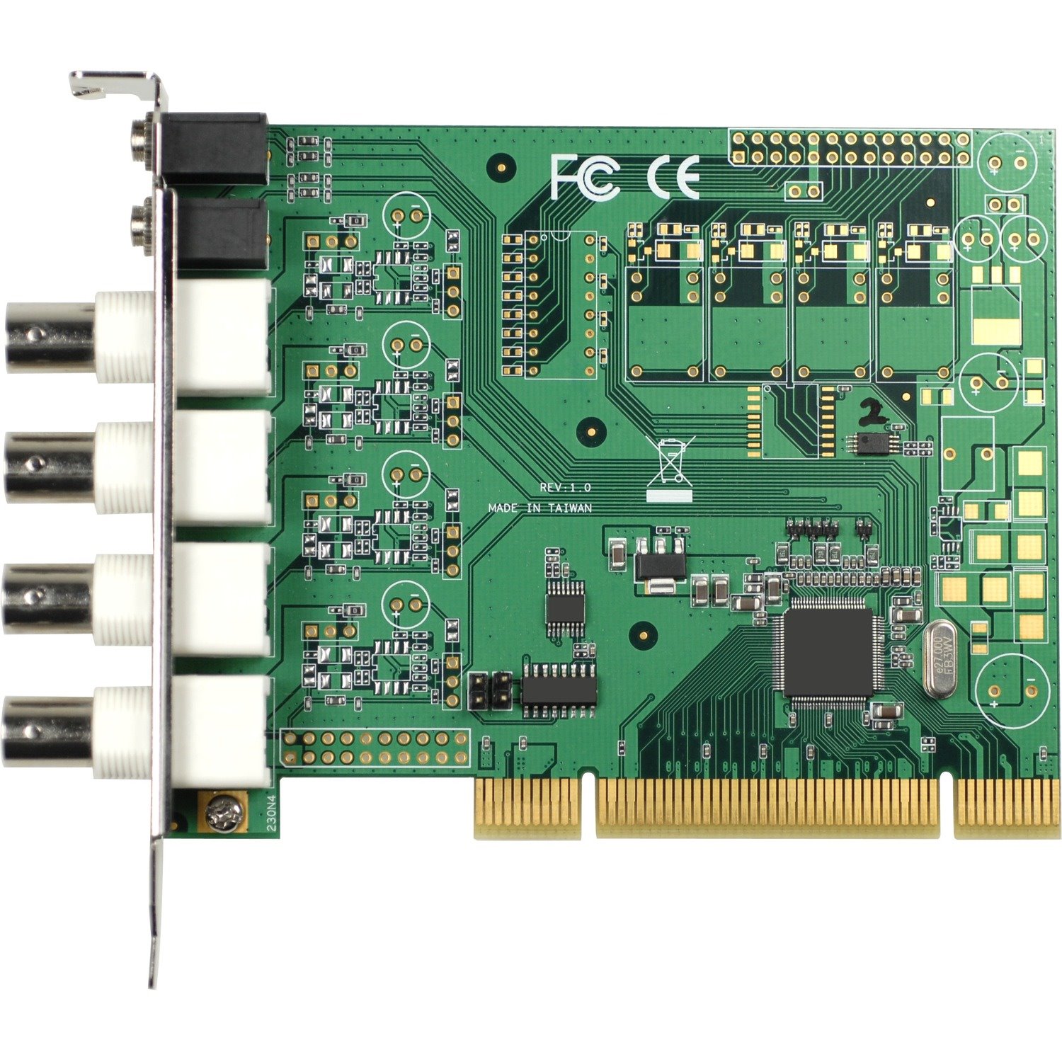 Advantech 4-ch H.264/MPEG-4 PCI Video Capture Card with SDK