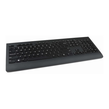 Lenovo Keyboard - Wireless Connectivity - USB Interface - English (US) - Black