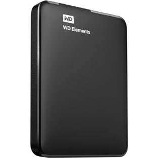 WD Elements WDBU6Y0030BBK 3 TB Portable Hard Drive - 2.5" External - Black