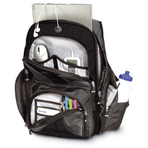 Kensington Contour Carrying Case (Backpack) for 39.6 cm (15.6") Ultrabook - Black