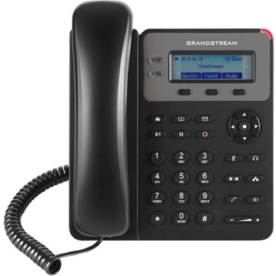 Grandstream GXP1615 1 Line IP Phone, 1 SIP Account, 132x48 Colour LCD Screen, HD Audio, Powerable Via PoE