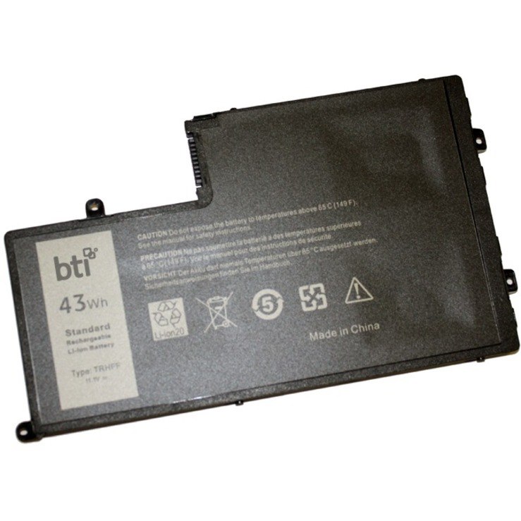 BTI TRHFF-BTI 11.1V 43WHR LI-ION BATTERY 01V2F, 01V2F6, 01WWHW, 07P3X9, 09JF93, 0M6WKR, 0M7T5F, 1V2F6, 1WWHW, 451-BBJC, 451-BBJY, 451-BBK1, 451-BBLX, 58DP4, 5MD4V, 7P3X9, 86JK8, 9HRXJ, 9JF93, CN-01V2F6, CN-01WWHW, CN-07P3X9, CN-09JF93, CN-0R0JM6, DFVYN, DWFYM, P38F, P39F, P49G, R0JM6, R77WV, TRHFF, VVMKC