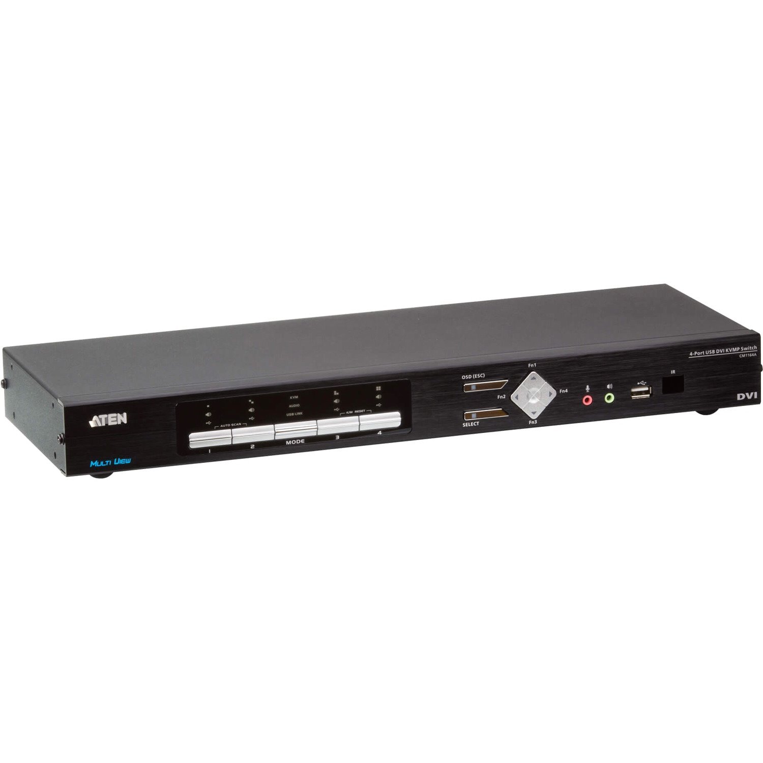 ATEN CM1164A 4-Port USB DVI Multi-View KVMP Switch-TAA Compliant