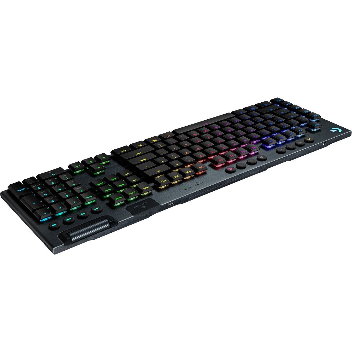 Logitech G915 Gaming Keyboard - Wired/Wireless Connectivity - USB Interface - English (UK) - Black