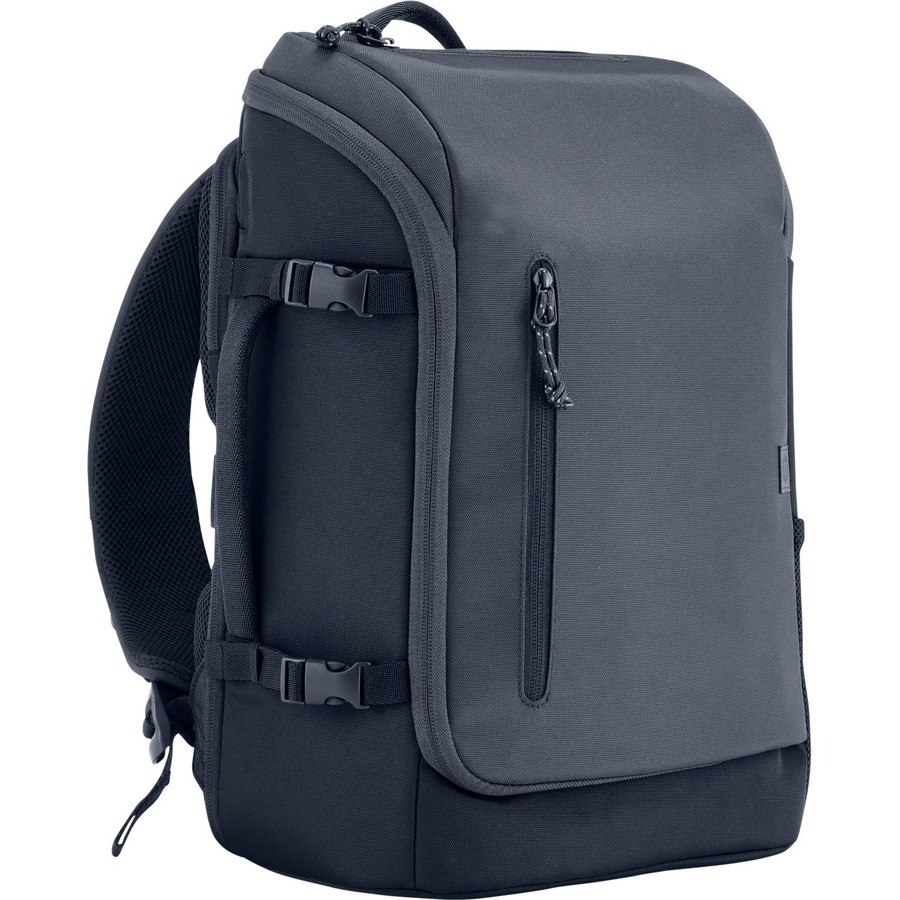 HP Travel Carrying Case (Backpack) for 39.6 cm (15.6") Notebook, Travel Essential - Blue, Grey