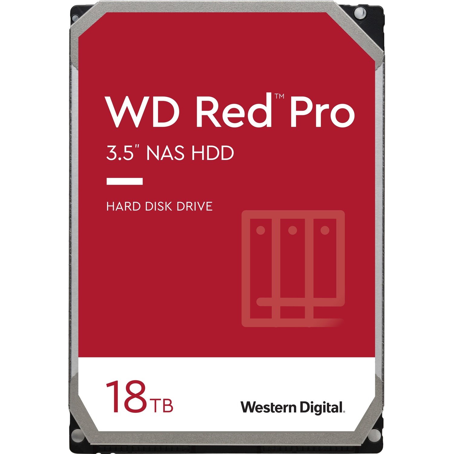 WD Red Pro WD181KFGX 18 TB Hard Drive - 3.5" Internal - SATA (SATA/600) - Conventional Magnetic Recording (CMR) Method