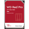 WD Red Pro WD181KFGX 18 TB Hard Drive - 3.5" Internal - SATA (SATA/600) - Conventional Magnetic Recording (CMR) Method