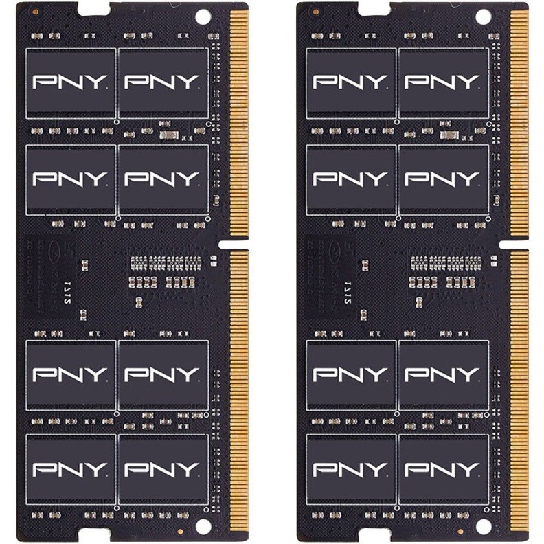 PNY Performance RAM Module for Notebook - 16 GB (2 x 8GB) - DDR4-2666/PC4-21300 DDR4 SDRAM - 2666 MHz - CL19 - 1.20 V