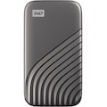 WD My Passport WDBAGF0020BGY-WESN 2 TB Portable Solid State Drive - External - Space Gray