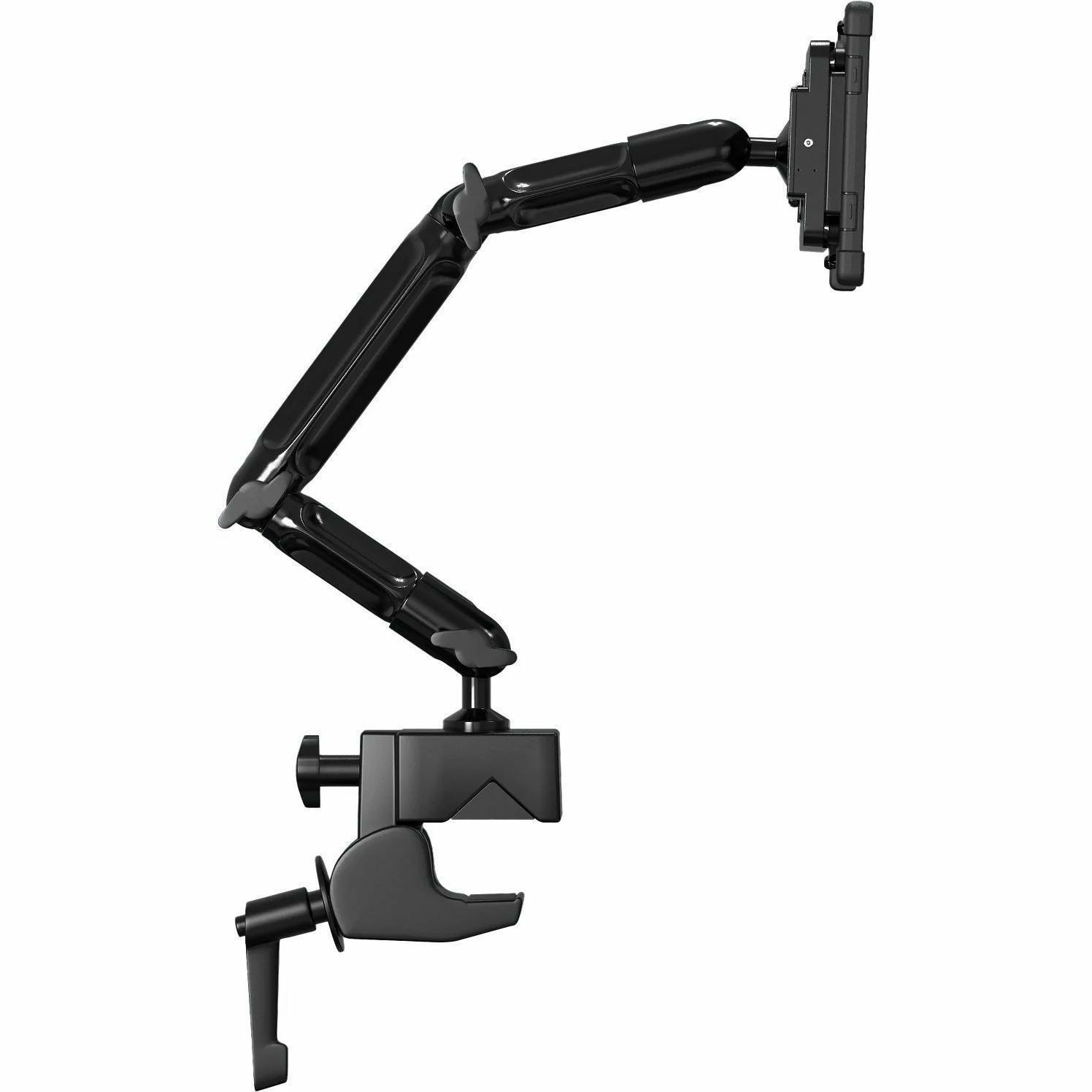 CTA Digital Custom Flex Clamp Mount for Tablet Case, iPad (10th Generation) - Black - Landscape/Portrait