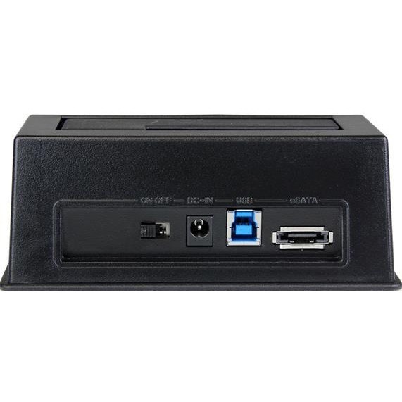 StarTech.com Single Bay USB 3.0 / eSATA to SATA Hard Drive Docking Station, USB 3.0 (5 Gbps) Hard Drive Dock, 2.5/3.5" SATA HDD/SSD