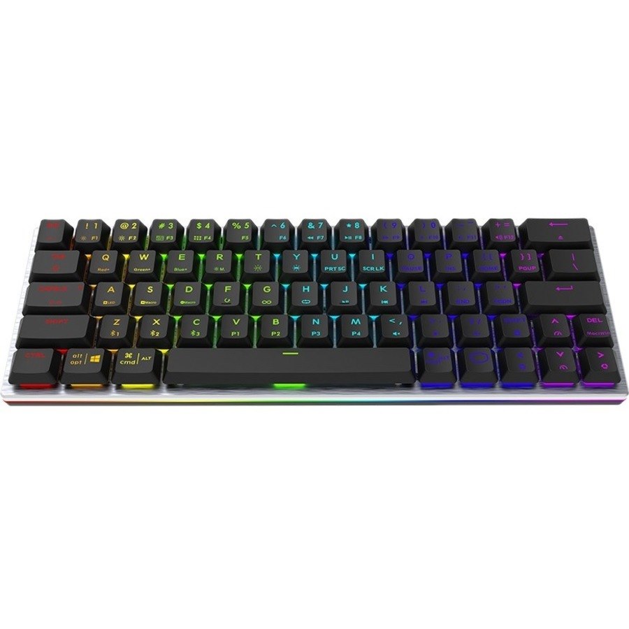 Cooler Master SK622 Gaming Keyboard - Wired/Wireless Connectivity - USB 2.0 Type A Interface - Black