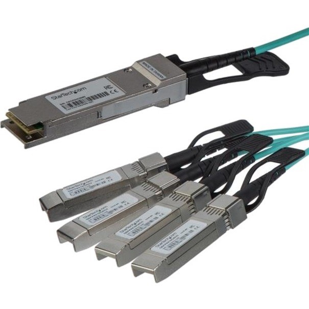 StarTech.com AOC Breakout Cable for Cisco QSFP-4X10G-AOC3M - 3m 40G 1x QSFP+ to 4x SFP+ AOC Cable 40GbE QSFP+ Active Optical Fiber 9.84ft