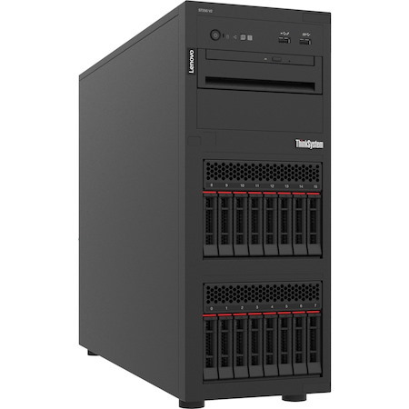 Lenovo ThinkSystem ST250 V2 7D8FA00XAP Tower Server - 1 Xeon E-2356G 3.20 GHz - 8 GB RAM - Serial ATA/600 Controller