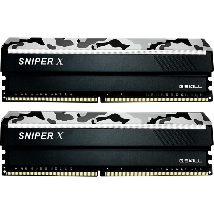 G.SKILL Sniper X RAM Module - 16 GB (2 x 8GB) - DDR4-2400/PC4-19200 DDR4 SDRAM - 2400 MHz - CL17 - 1.20 V
