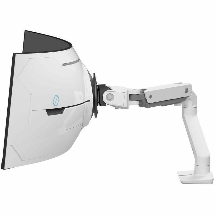 Ergotron Mounting Arm for Monitor, Curved Screen Display - White