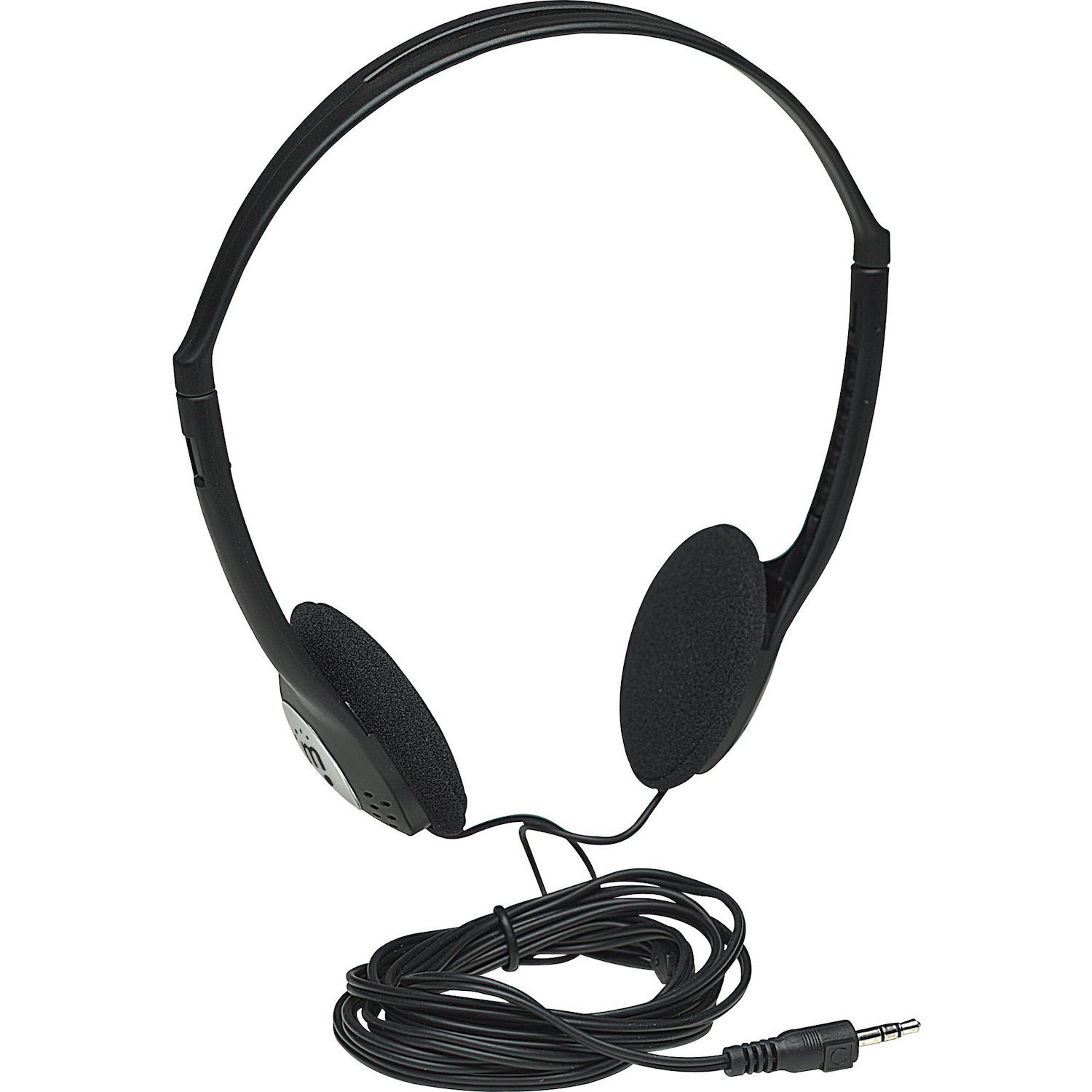 Manhattan Lightweight Stereo Headphones with Cushioned Earpads