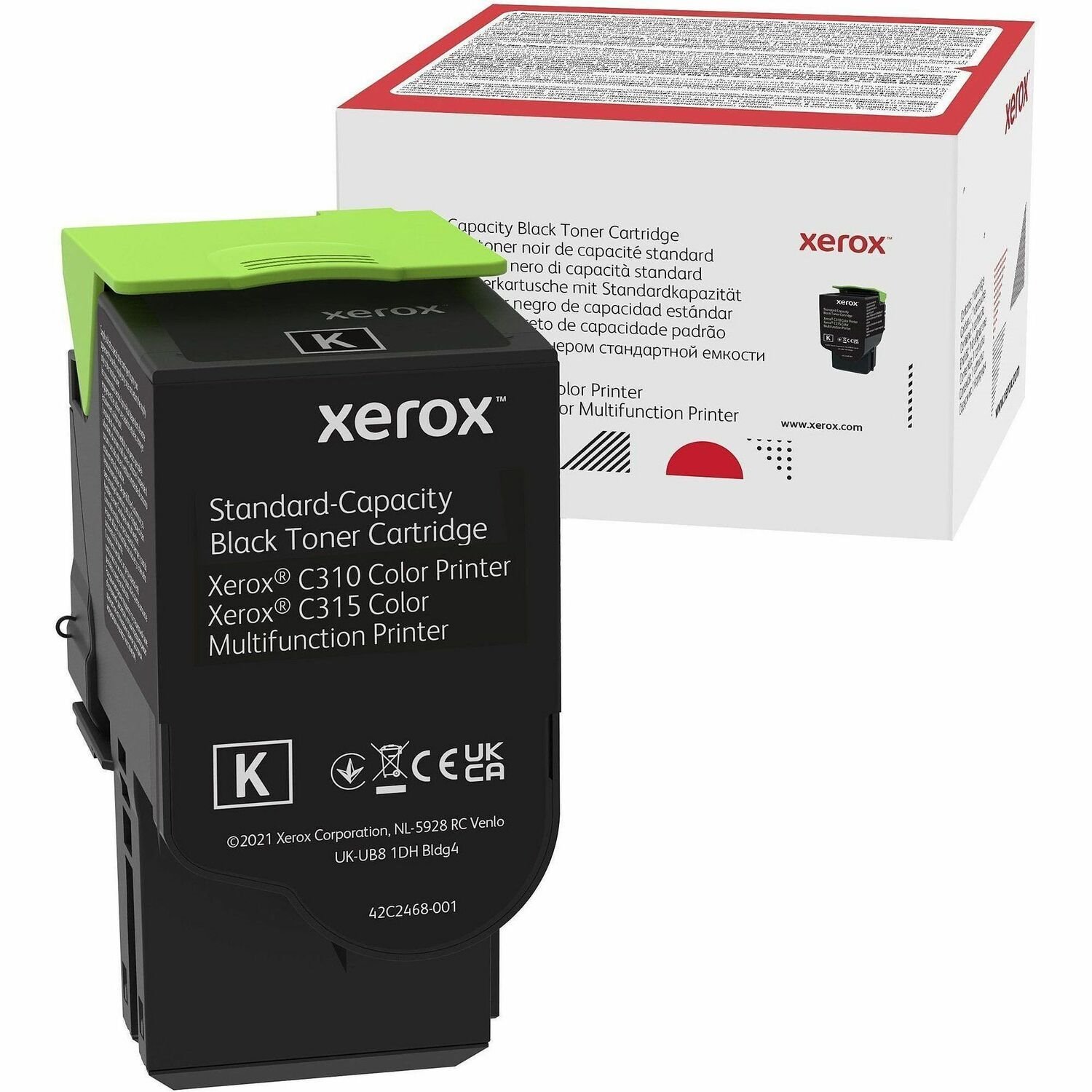 Xerox Origineel Standaard Rendement Laser Tonercartridge - Enkelstuksverpakking - Zwart - 1 Stuk