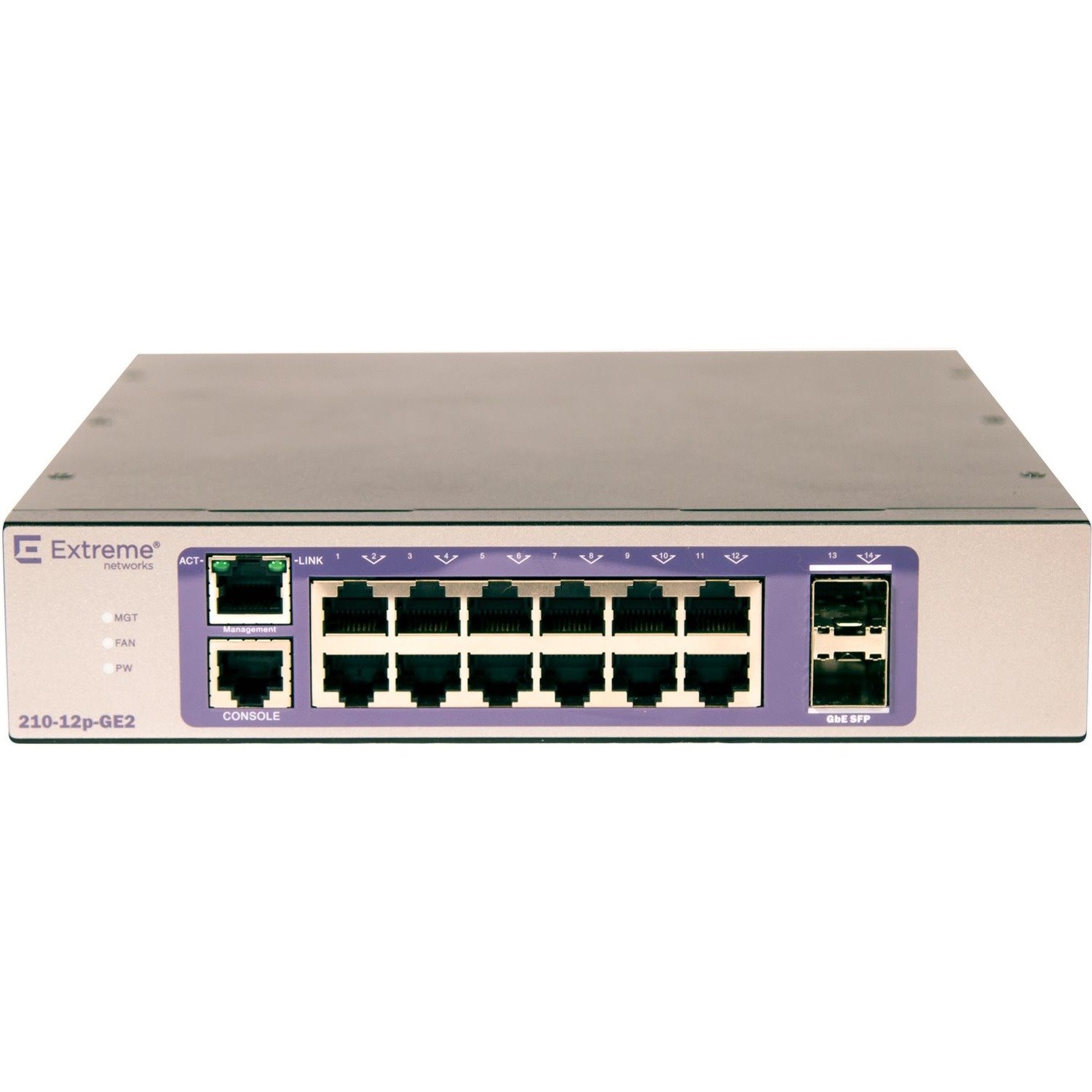 Extreme Networks 210-12p-GE2 Ethernet Switch