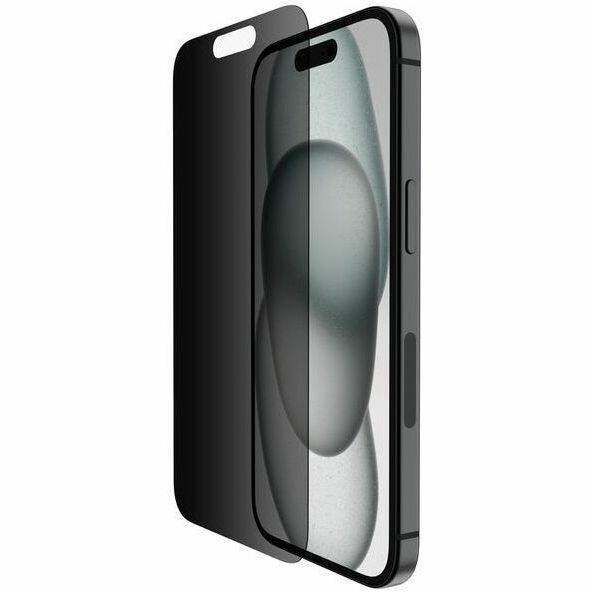 Belkin ScreenForce Pro 9H Tempered Glass Privacy Screen Filter for iPhone 14 Pro, iPhone 15 Pro