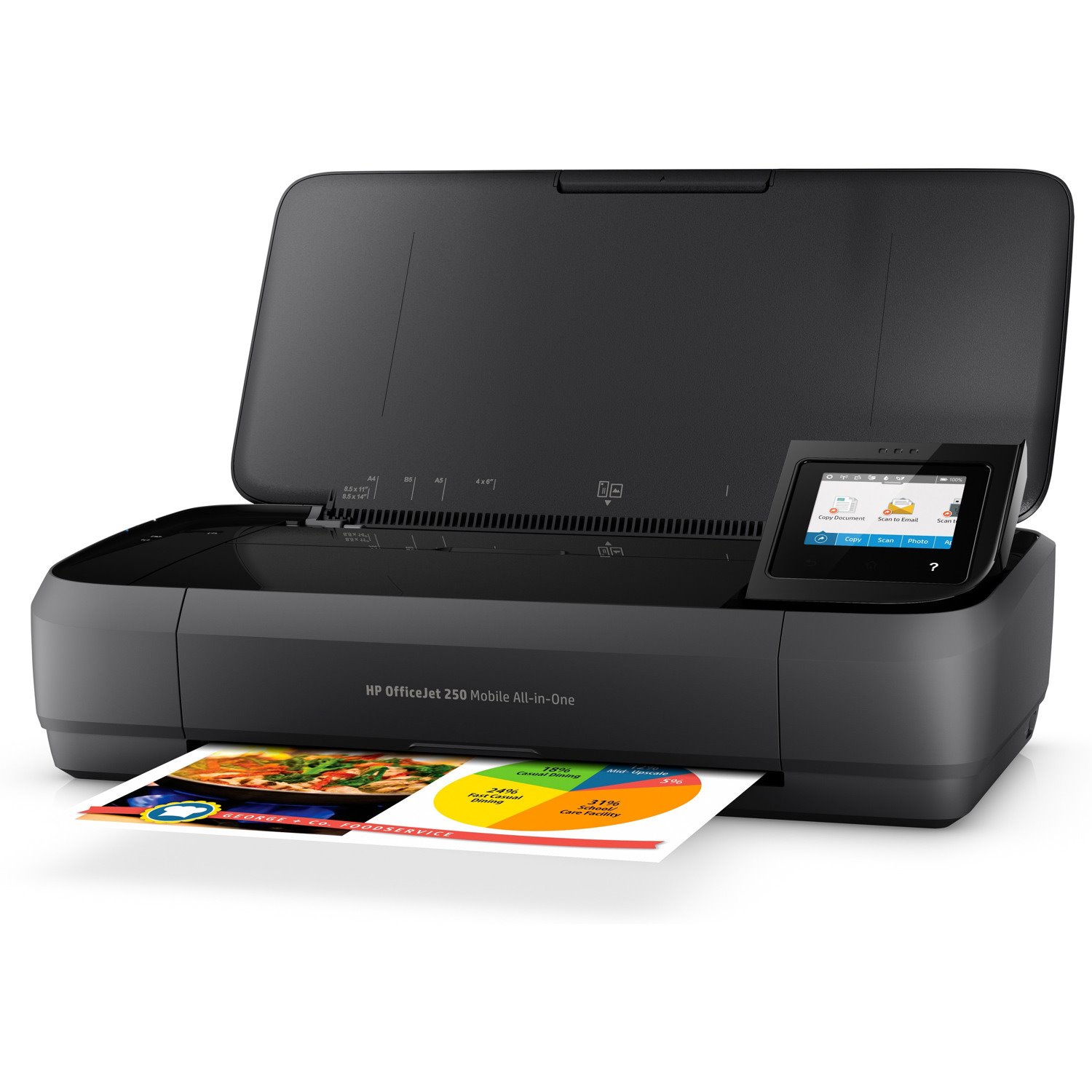 HP Officejet 250 Wireless Inkjet Multifunction Printer - Colour