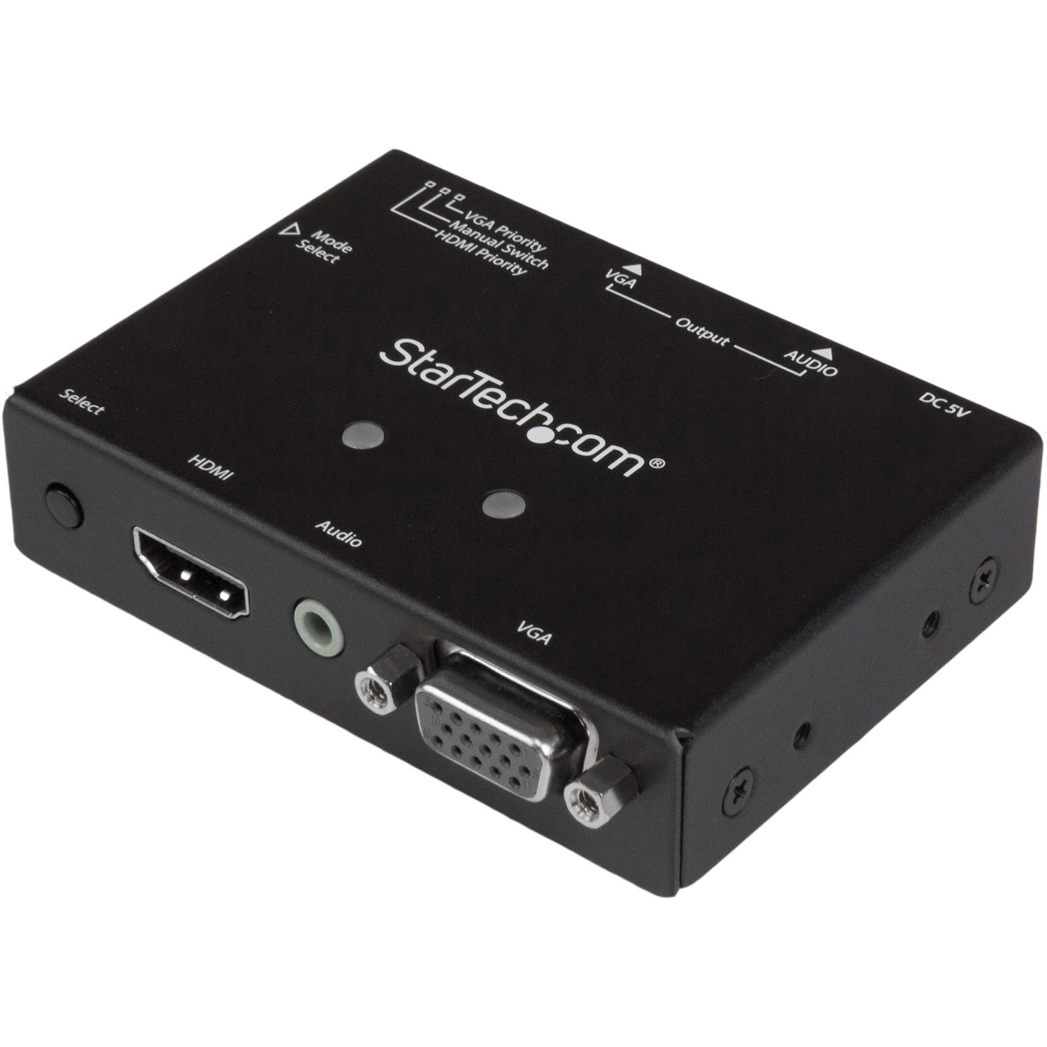 StarTech.com 2x1 VGA + HDMI naar VGA converter switch met prioriteitsomschakeling - 1080p