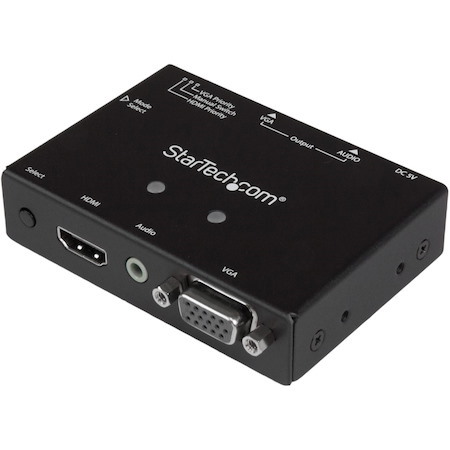 StarTech.com 2x1 VGA + HDMI to VGA Converter Switch w/ Priority Switching -1080p